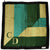 Vintage Christian Dior Scarf CD Logo Papillon Silk Twill Square Colour Block 1970s - Poppy's Vintage Clothing