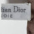1980s Vintage Christian Dior Silk Scarf Square Flower Design