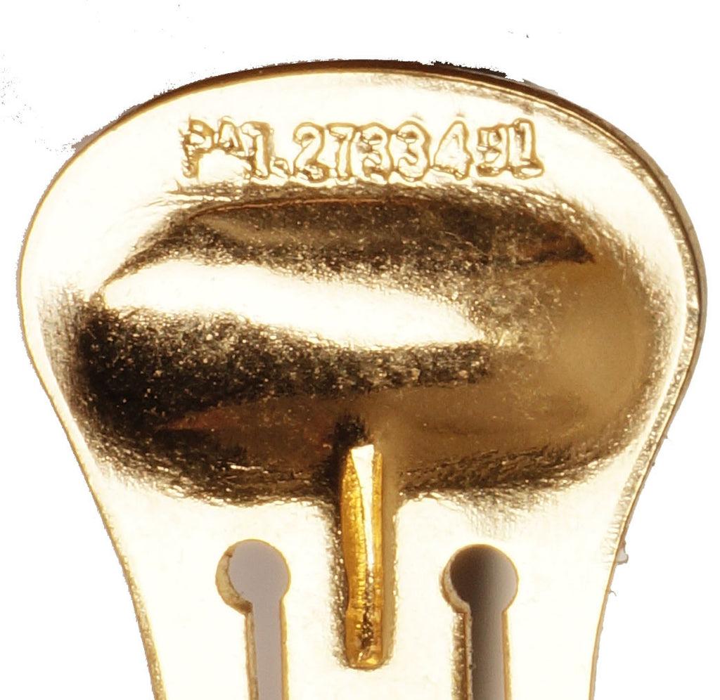 Vintage 1980s Christian Dior Black and Crystal Earrings - Poppy's Vintage Clothing