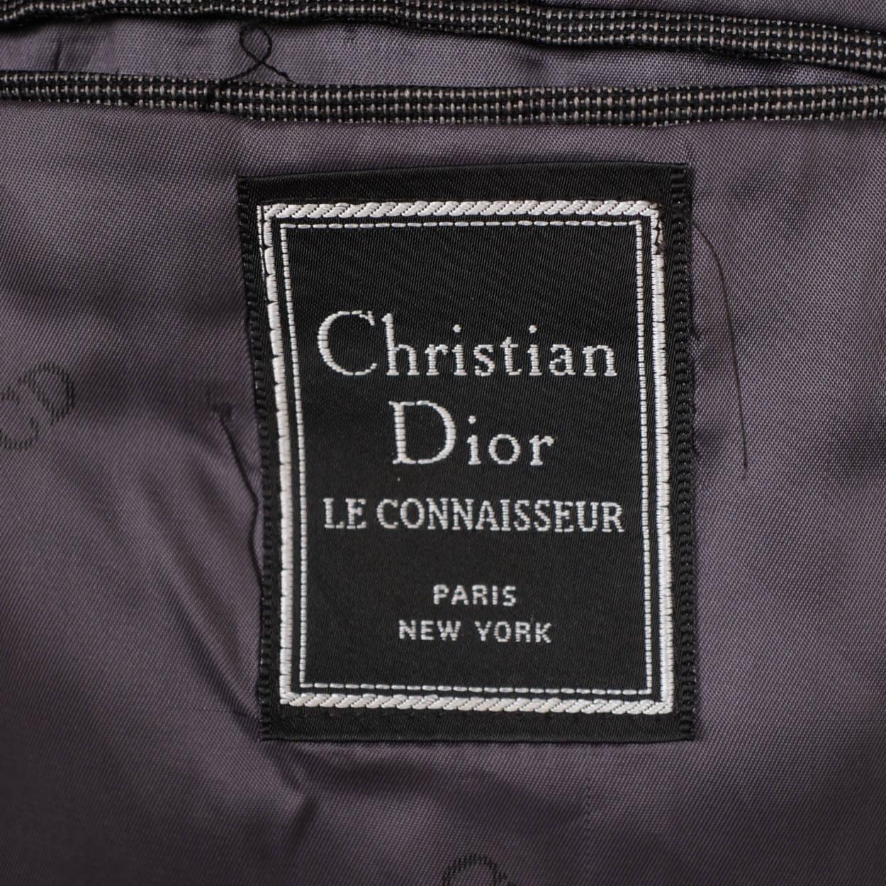 Vintage Christian Dior Le Connaisseur Tux Dinner Jacket 1980s 90s Size L 42R - Poppy's Vintage Clothing