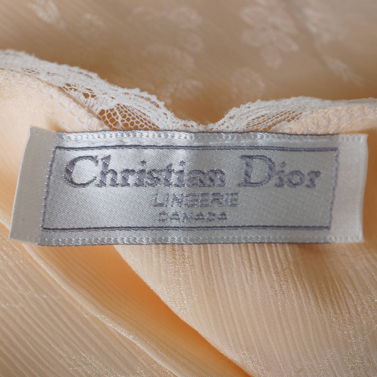 Vintage Christian Dior Nightgown with Bed Jacket Size Small - Poppy's Vintage Clothing