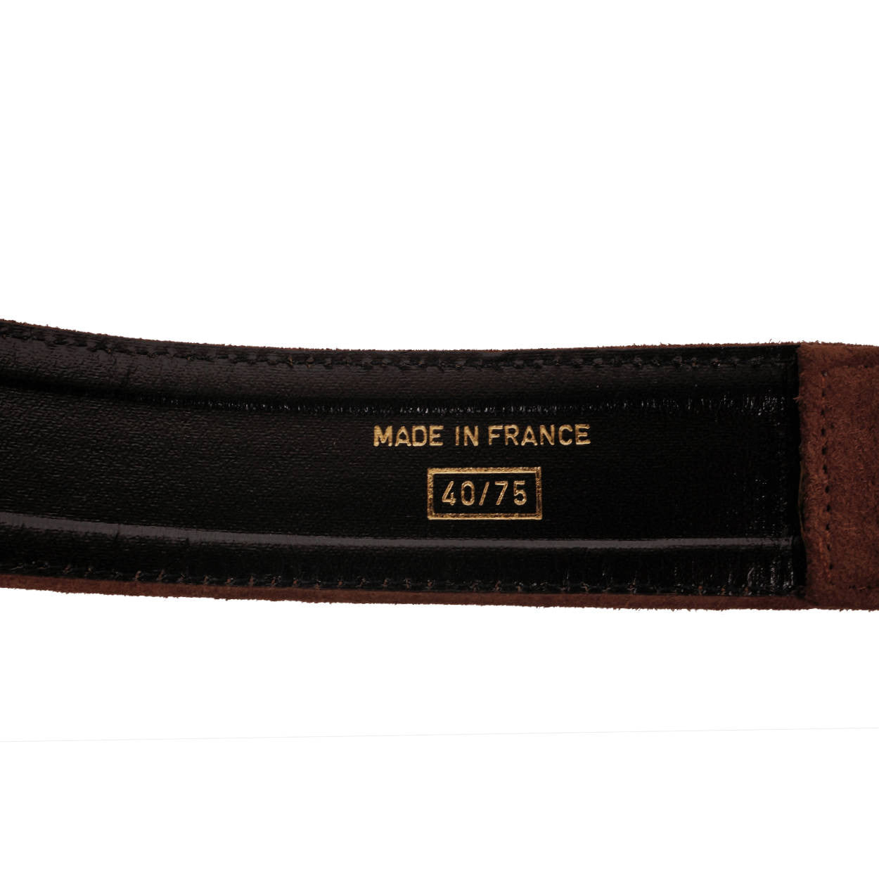 Vintage Christian Dior Boutique Suede Leather Belt Ladies Size M Made in France - Poppy's Vintage Clothing