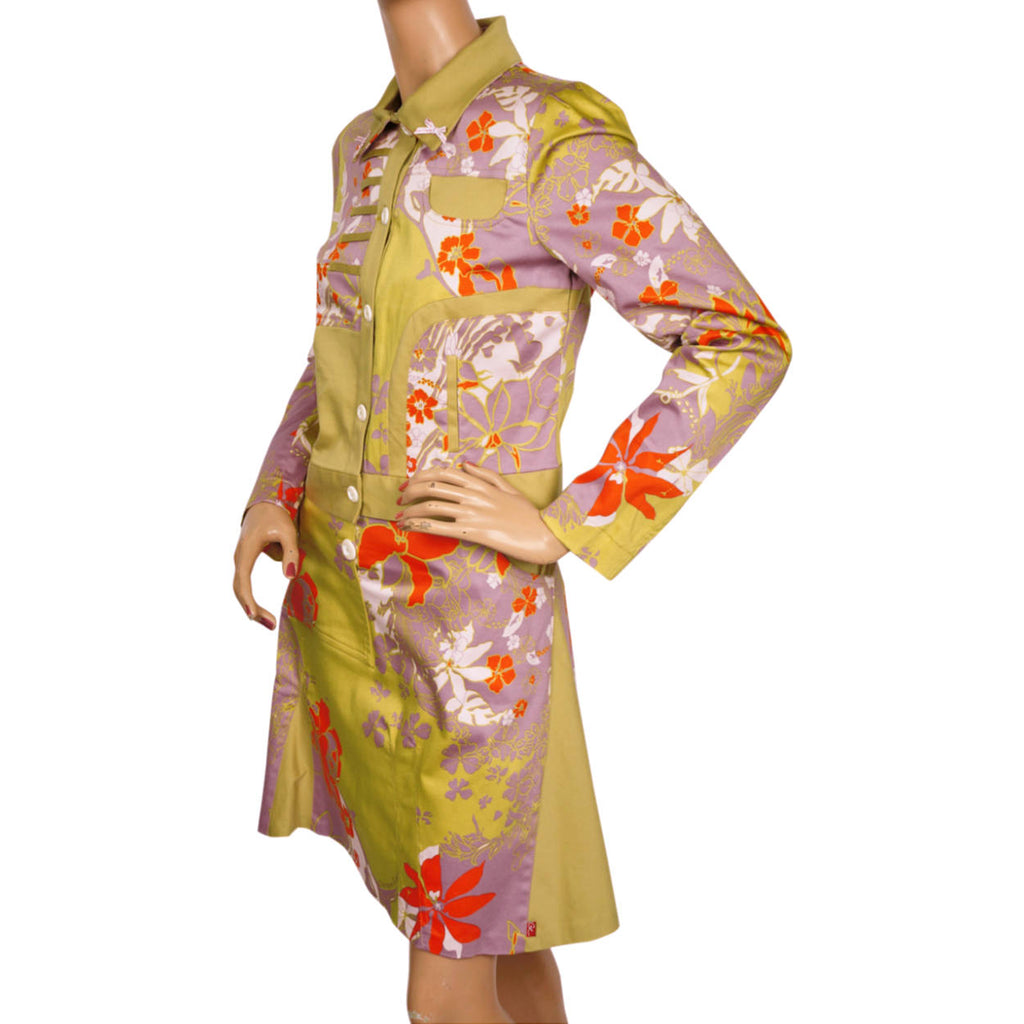 Christian Lacroix Jeans Cotton Skirt Suit Size M - Poppy's Vintage Clothing