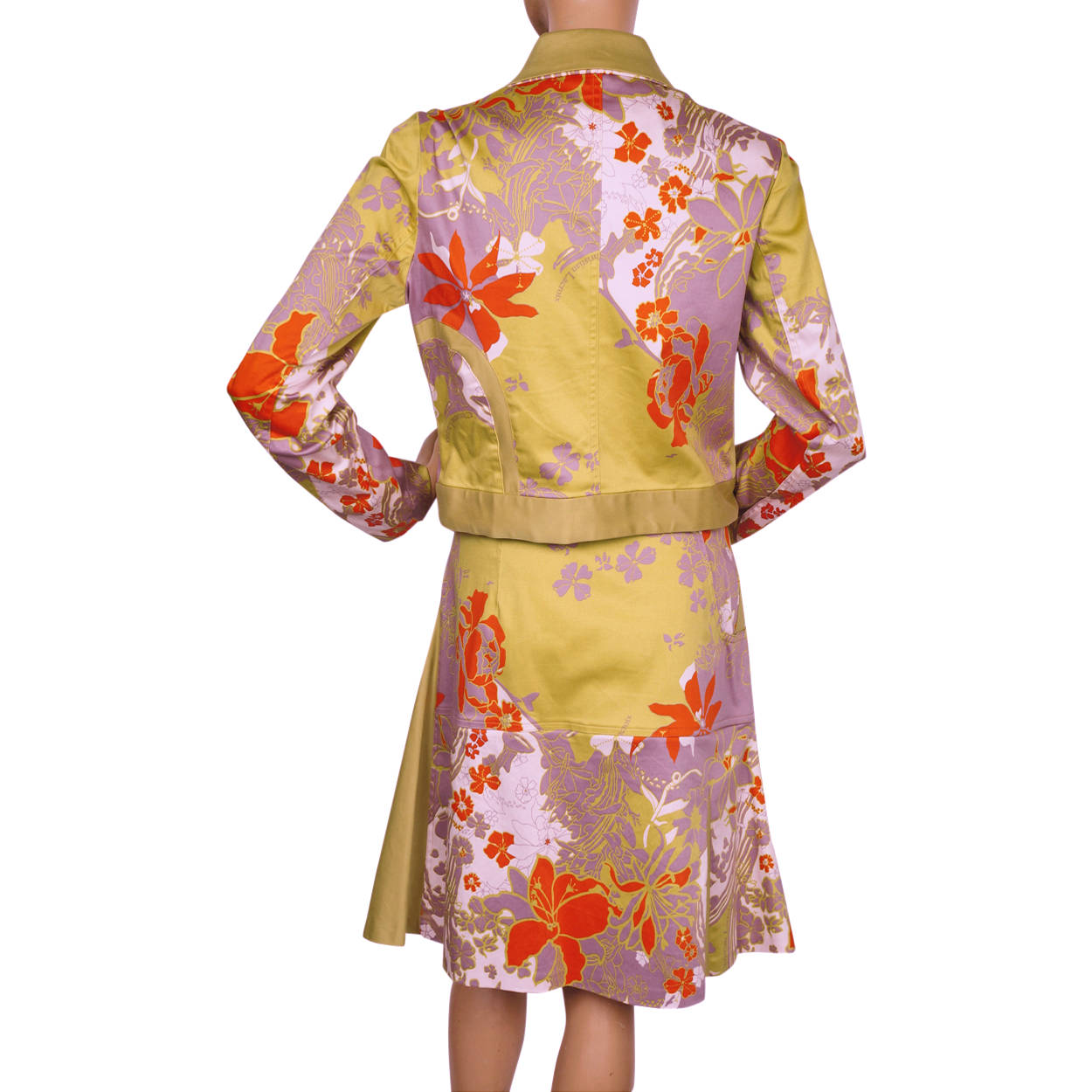 Christian Lacroix Jeans Cotton Skirt Suit Size M - Poppy's Vintage Clothing