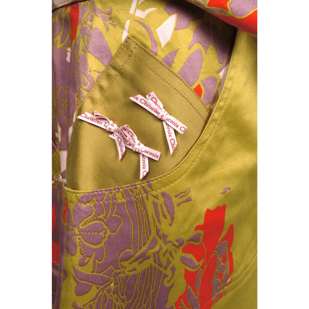 Christian Lacroix Jeans Cotton Skirt Suit Size M - Poppy's Vintage Clothing