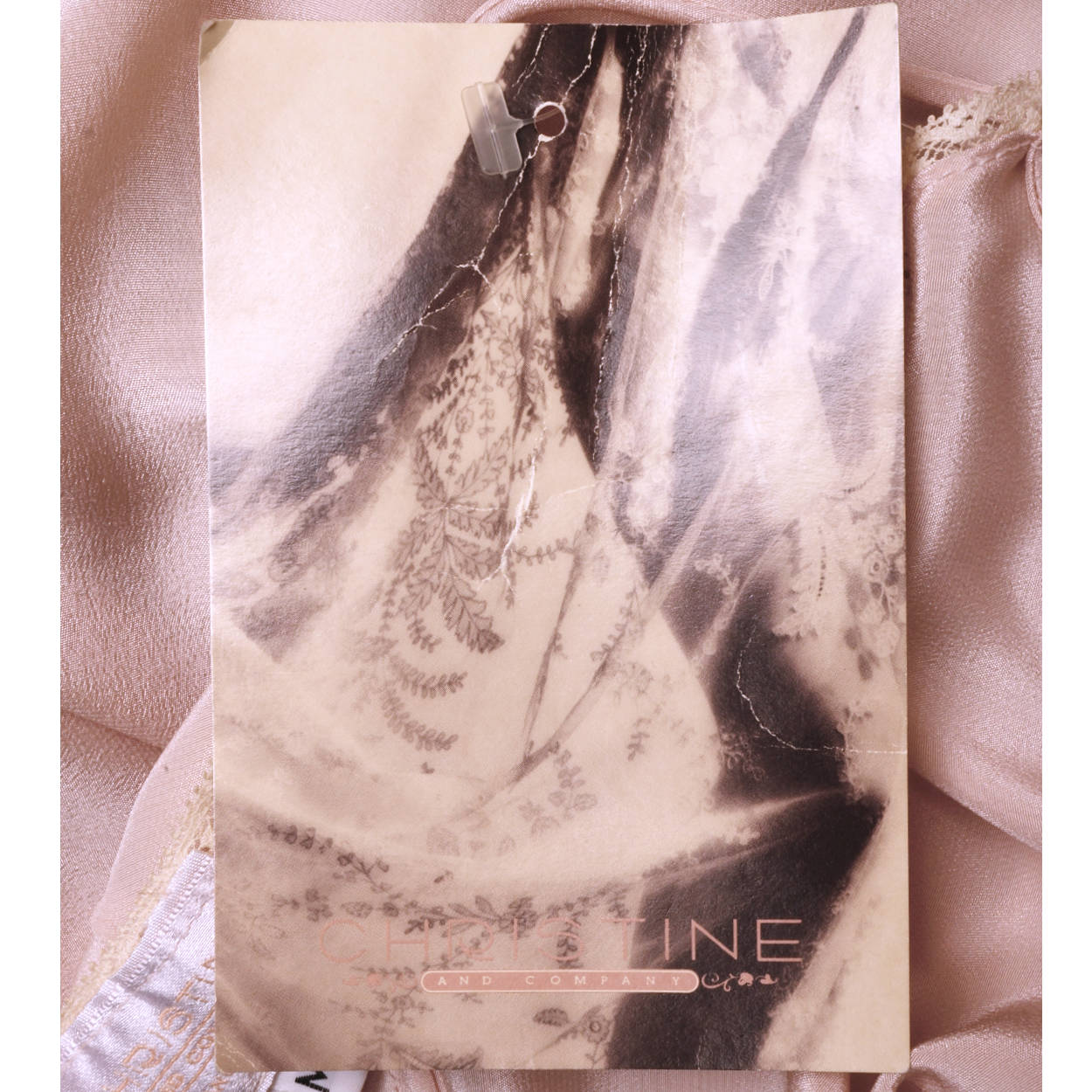 Vintage Pink Silk &amp; Lace Teddy Camiknickers Christine of Vancouver Unused NWT - Poppy's Vintage Clothing