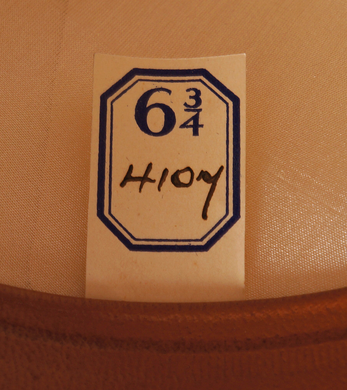 Vintage 1940s Black Brushed Silk Top Hat by Christys London Size 6 3/4 - Poppy's Vintage Clothing