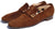 Vintage 1970s Church’s Brown Suede Shoes - Loafers Brass Studded - Mens Size 9 B/C - Poppy's Vintage Clothing