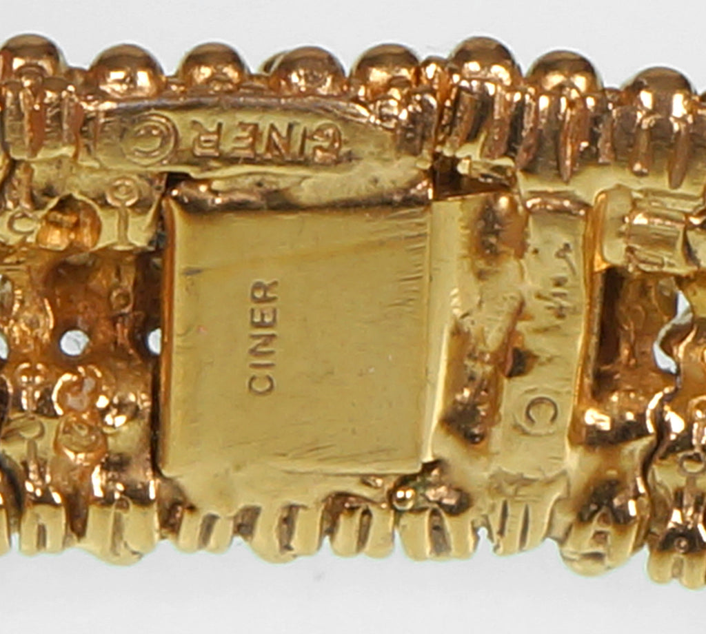 Ciner Demi Parure Necklace and Bracelet Vintage 70s Jewelry Set - Poppy's Vintage Clothing