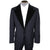 Vintage 1972 Mens Mohair Wool Tuxedo Suit Navy Blue Classy Formal Wear Size 42 - Poppy's Vintage Clothing