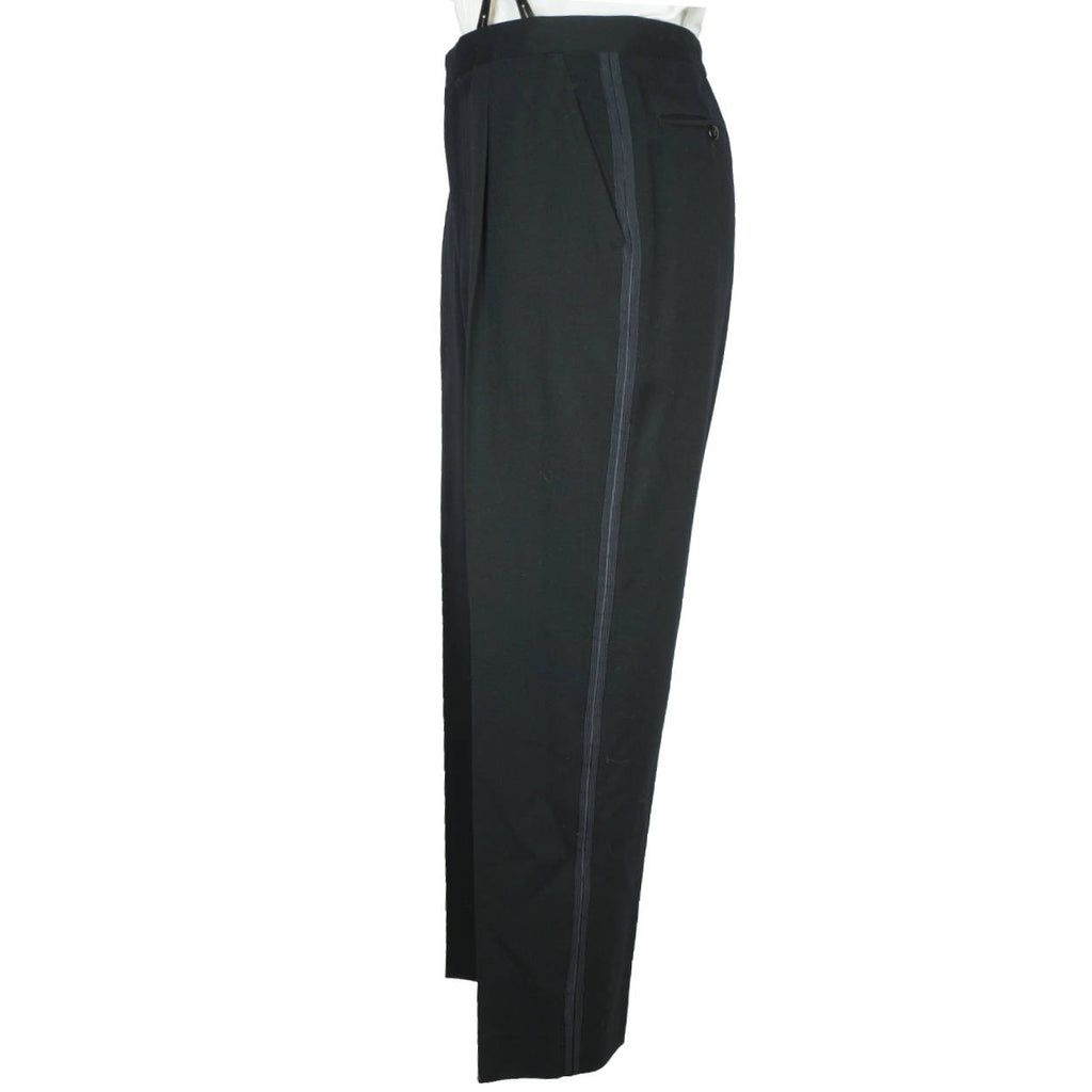 Vintage 60s Mens Formal Wear Tuxedo Wedding Suit Sz L 36” W - Poppy's Vintage Clothing