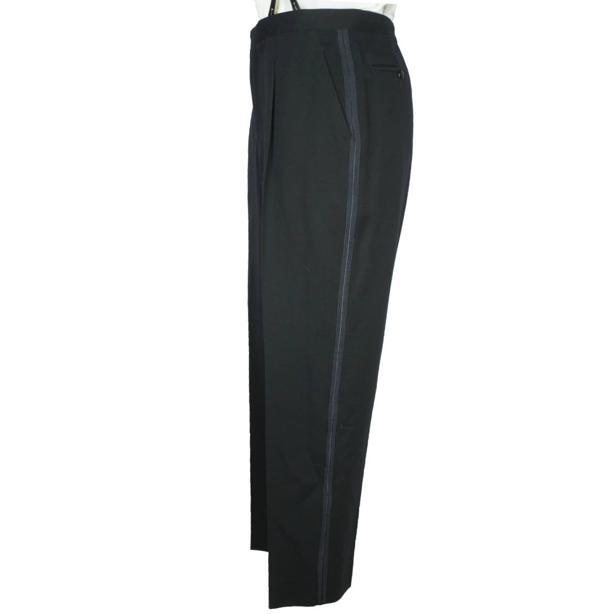 Vintage 60s Mens Formal Wear Tuxedo Wedding Suit Sz L 36” W - Poppy's Vintage Clothing