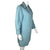 Vintage 1970s Blue Wool Coat Made in France Ladies M