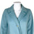 Vintage 1970s Blue Wool Coat Made in France Ladies M
