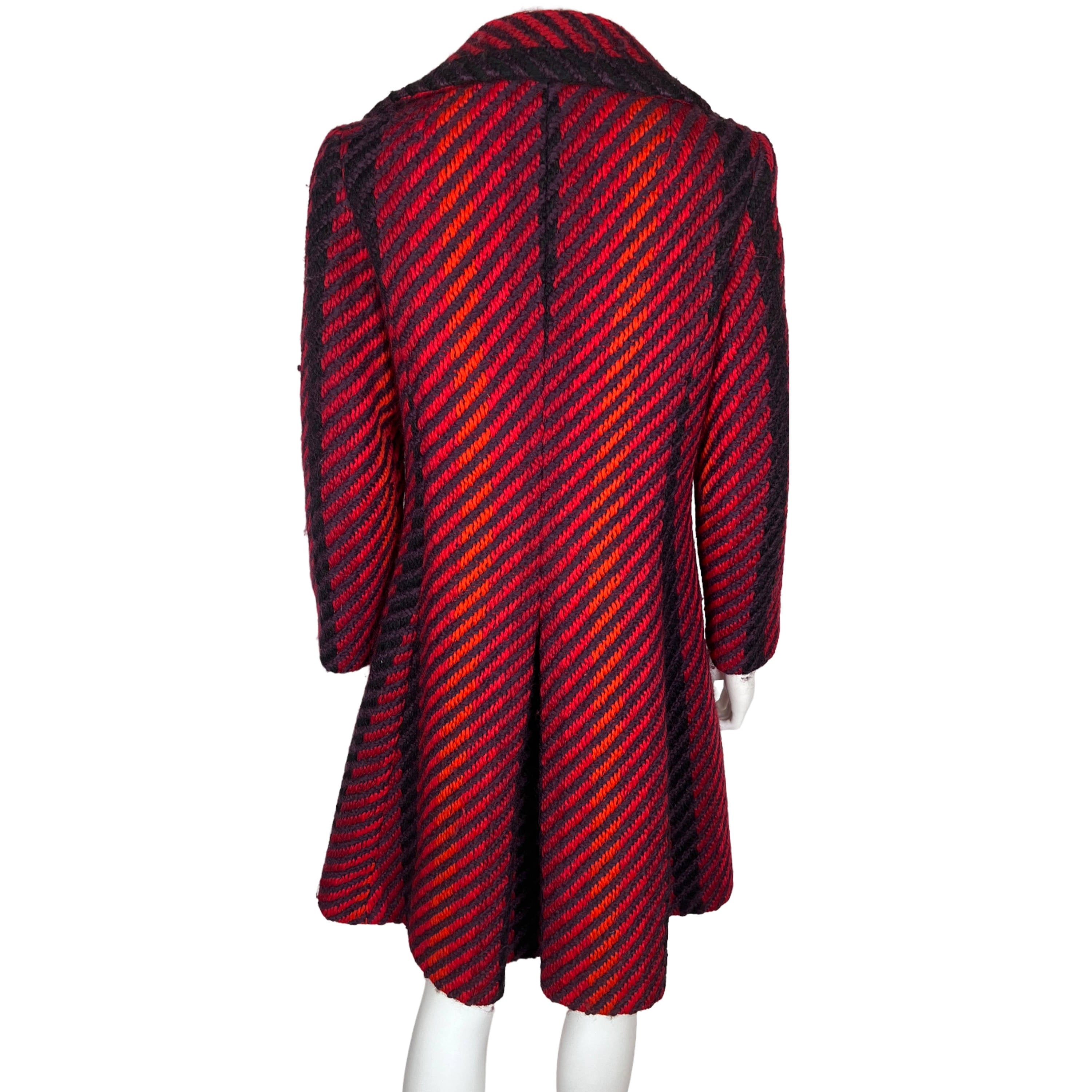 1960s Vintage Cojana Coat Liberty of London Wool Ladies Sz M