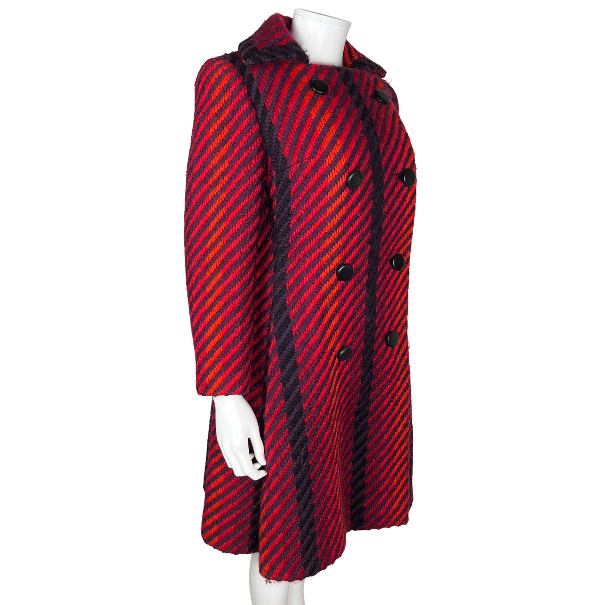 1960s Vintage Cojana Coat Liberty of London Wool Ladies Sz M
