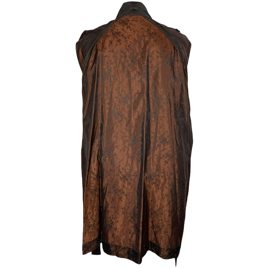Vintage Mens Dressing Gown Taffeta Smoking Lounging Robe