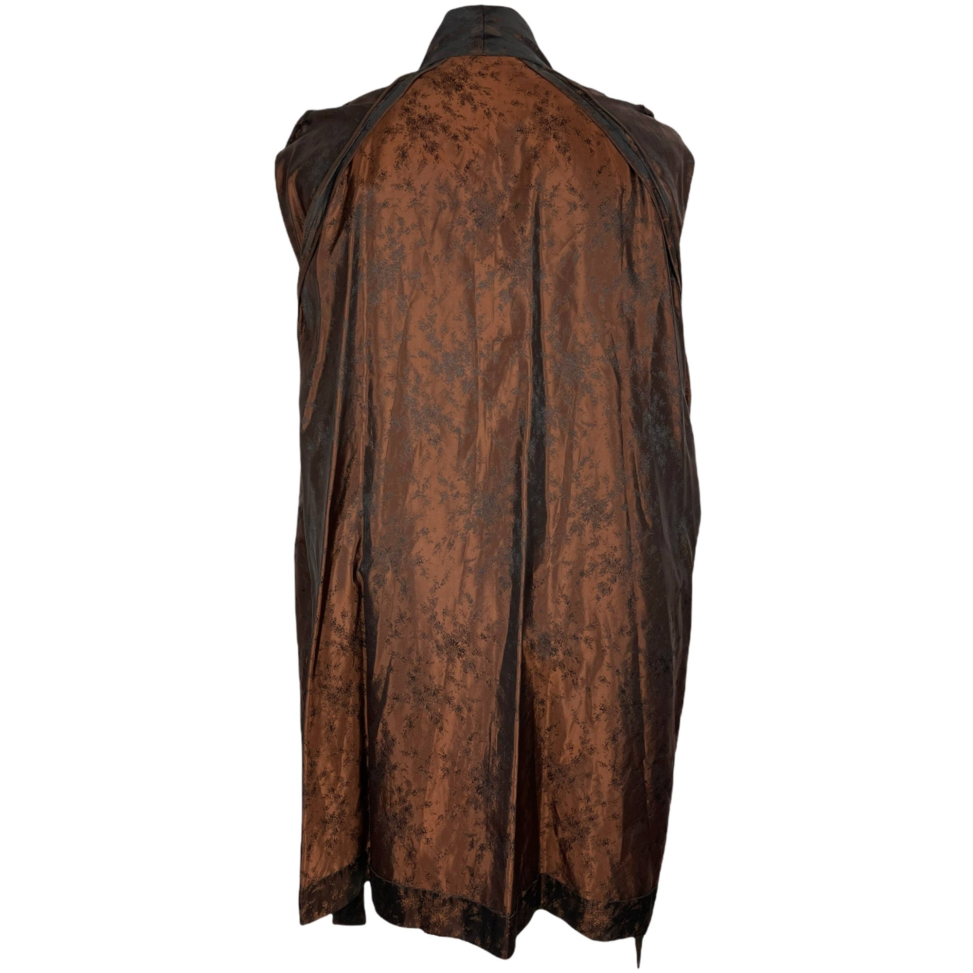 Vintage Mens Dressing Gown Taffeta Smoking Lounging Robe
