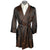 Vintage Mens Dressing Gown Taffeta Smoking Lounging Robe