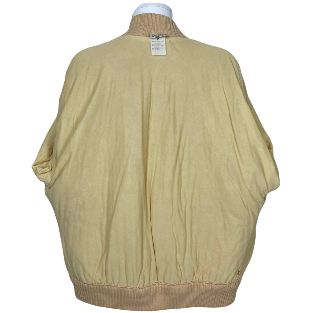 Vintage 1980s Courreges Sweater Jacket Made in France Beige