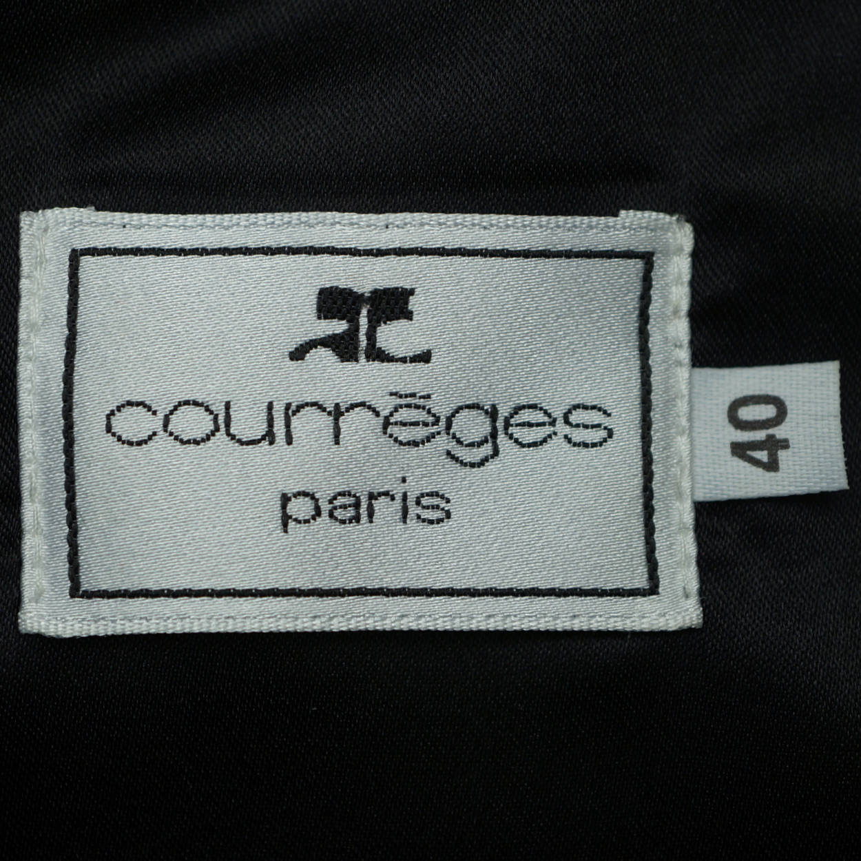 1980s Vintage Courreges Dress Red &amp; Black Colorblock Size 40 - Poppy's Vintage Clothing