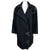 Vintage 1970s Courreges Coat Black Wool France Ladies Size L