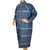 Vintage 1970s Courreges Paris Blue Wool Coat Made in France Ladies Size B - Poppy's Vintage Clothing