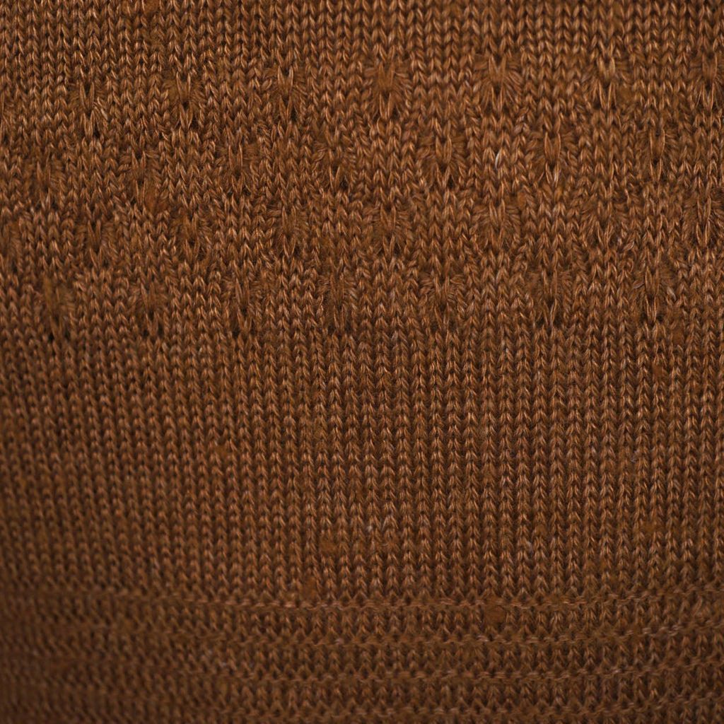 Vintage Courreges Paris Brown Knit Sweater1970s Pullover V Neck Ladies Size M - Poppy's Vintage Clothing