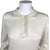 Vintage 1970s Courreges Logo Pullover Top Button Up Ladies M