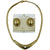 Vintage Courreges Demi-Parure Choker Necklace Earrings Set