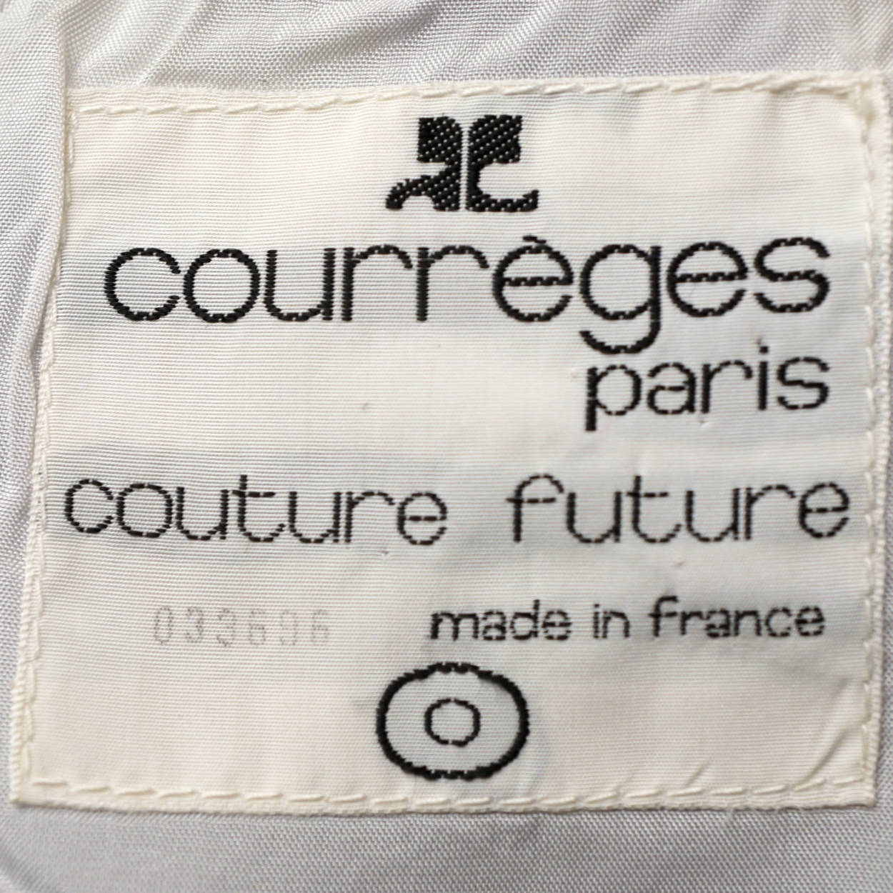 Vintage 1970s Courreges Paris Lavender Blue Wool Mini Skirt - Couture Future - Poppy's Vintage Clothing