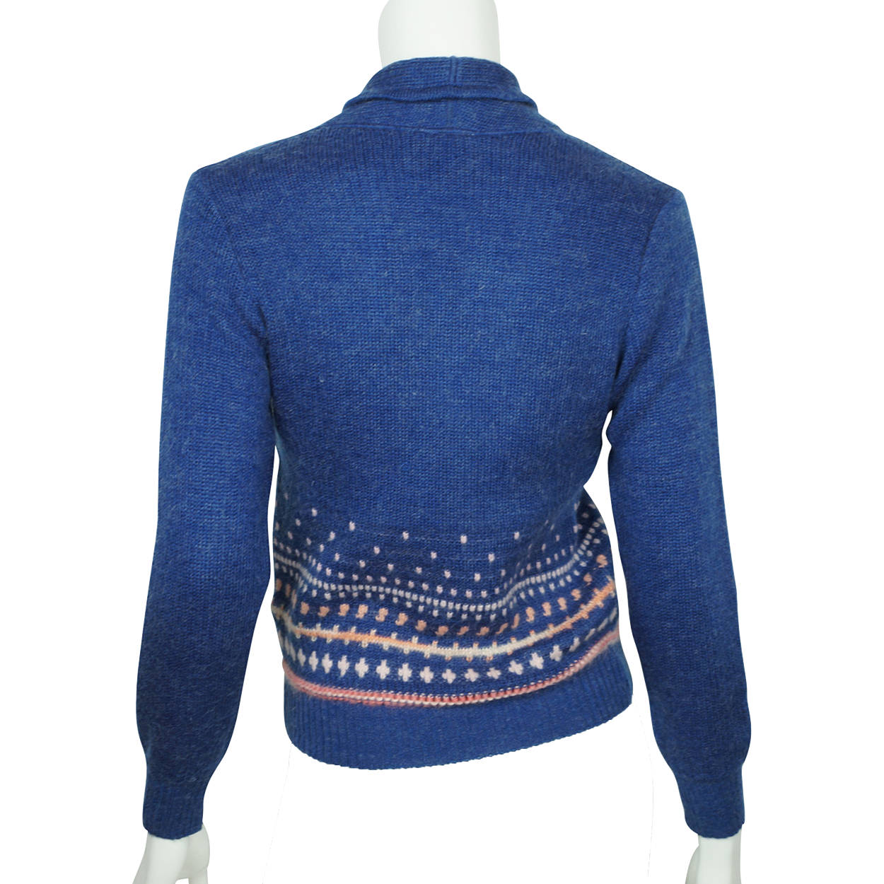 Vintage Courreges Paris Mohair &amp; Acrylic Knit Sweater 1970s Pullover Ladies Sz M - Poppy's Vintage Clothing