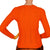 Vintage 70s Courreges Sweater Orange Cable Knit with Logo Top Size S - Poppy's Vintage Clothing