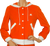Vintage 70s Courreges Paris Orange Velour Hoodie Ladies Size S - Poppy's Vintage Clothing
