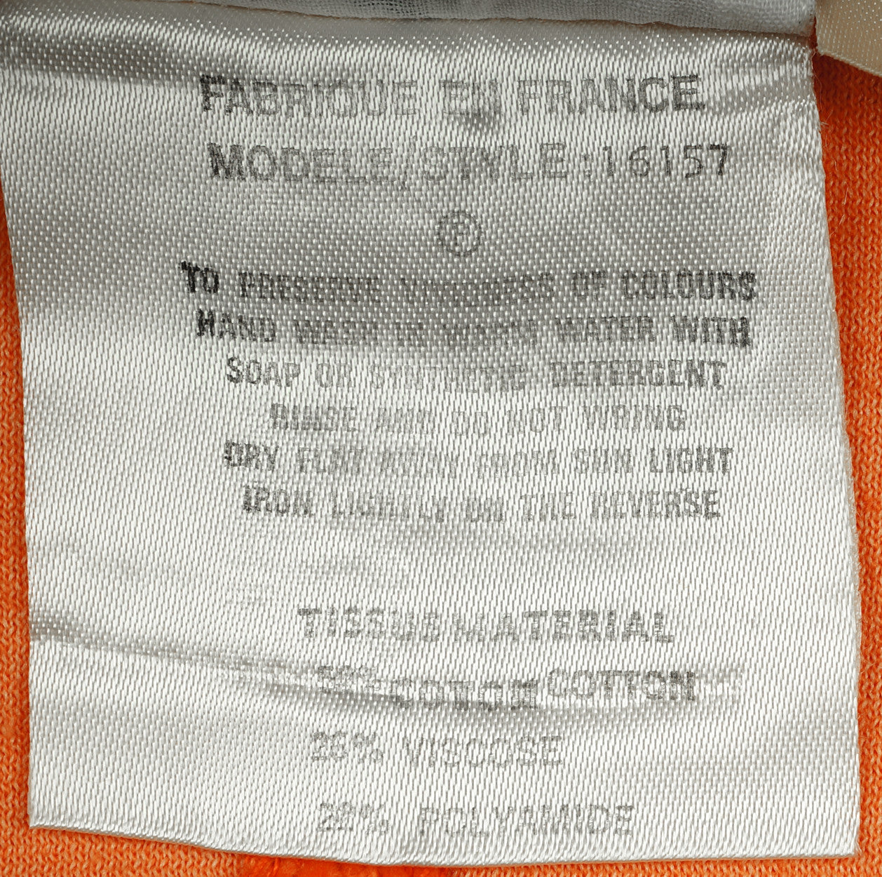 Vintage 70s Courreges Paris Orange Velour Hoodie Ladies Size S - Poppy's Vintage Clothing