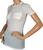 Vintage 1970s Courreges Sheer White T Shirt  Size S - Poppy's Vintage Clothing