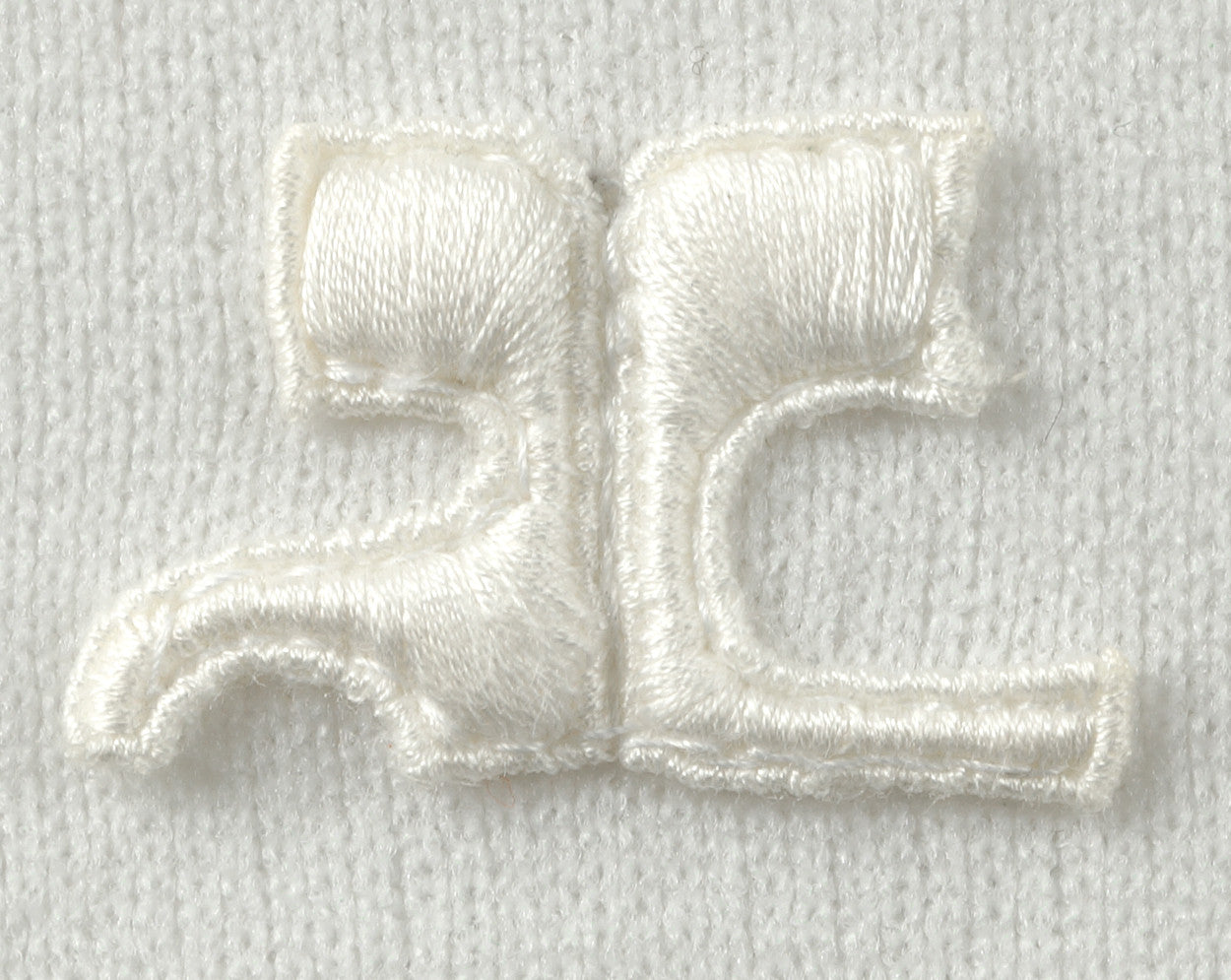 Vintage 1970s Courreges Sheer White T Shirt  Size S - Poppy's Vintage Clothing