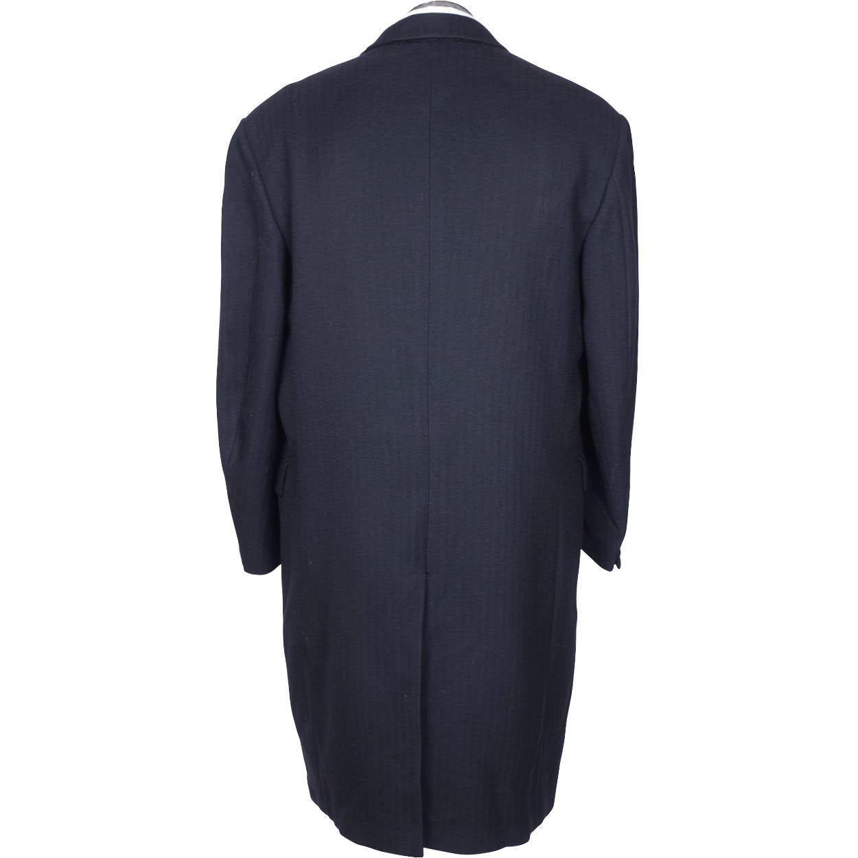 Vintage 60s Mens Crombie Cloth Wool Overcoat Custom Tailored Coat Size L 1964 - Poppy's Vintage Clothing