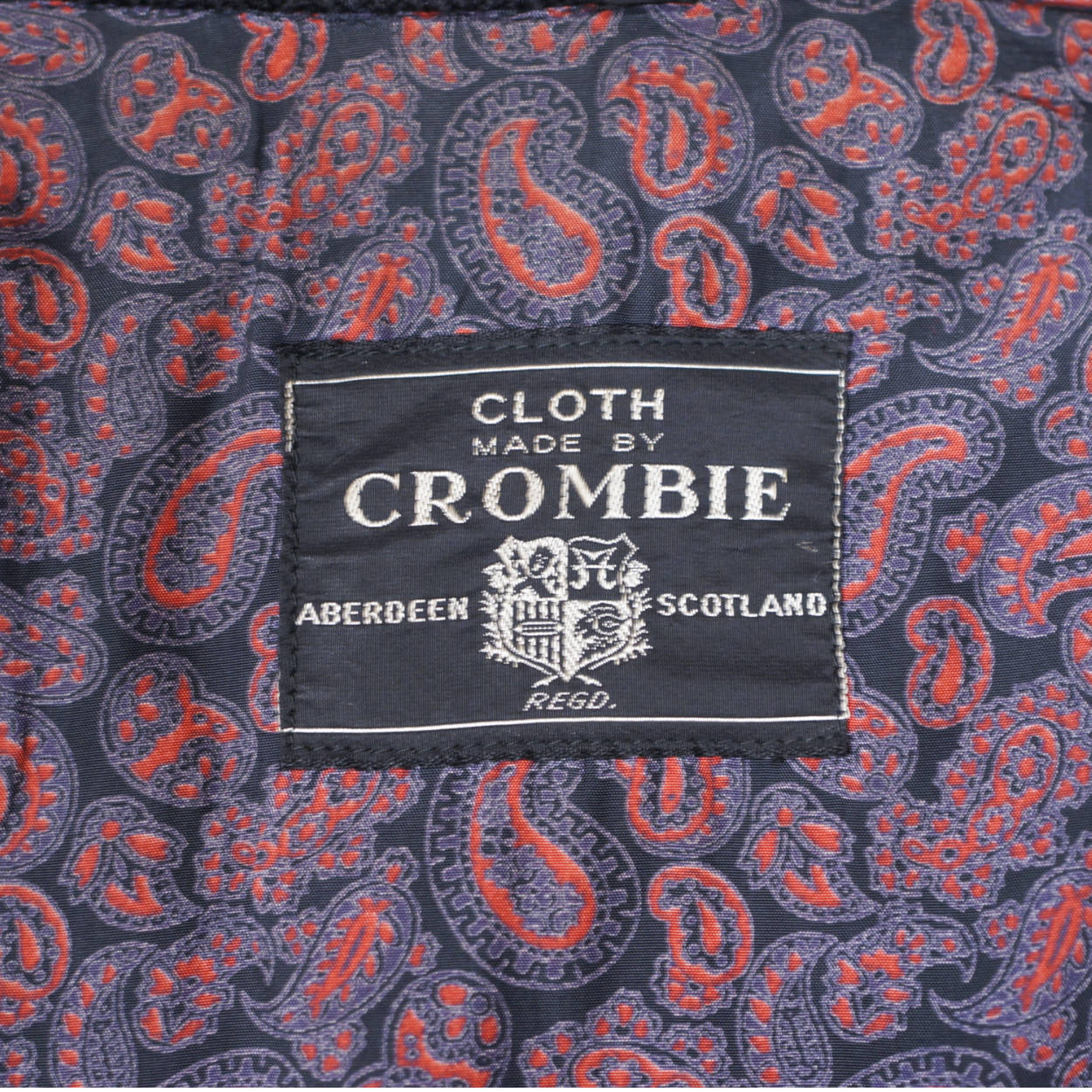 Vintage 60s Mens Crombie Cloth Wool Overcoat Custom Tailored Coat Size L 1964 - Poppy's Vintage Clothing