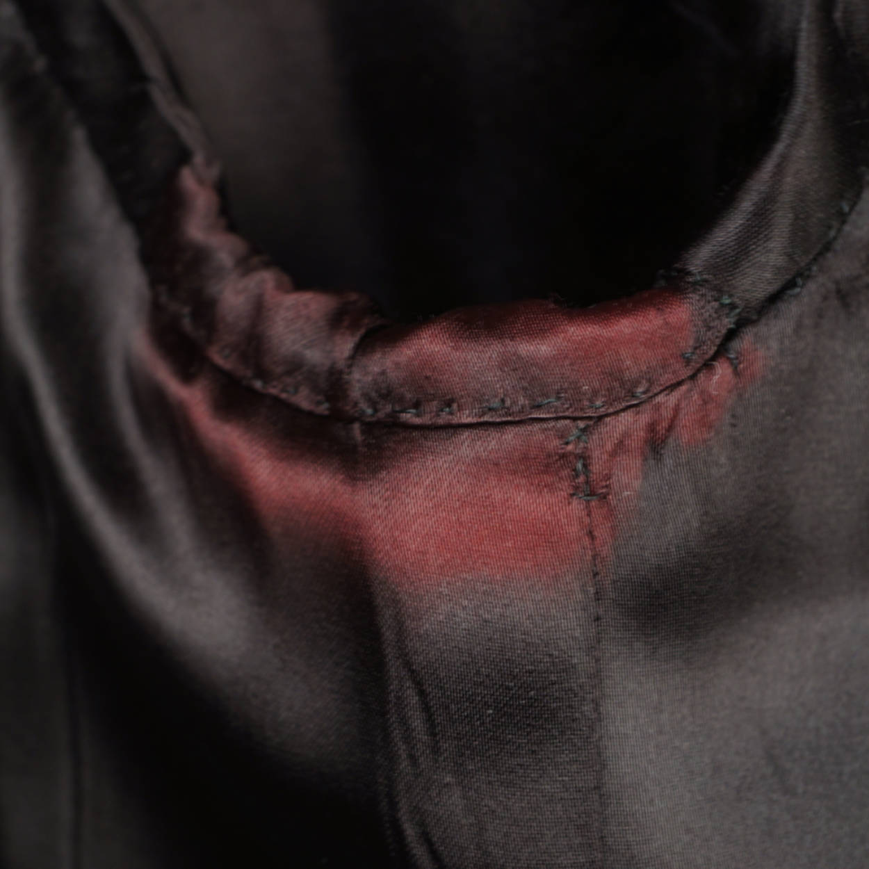 Vintage Mens Overcoat 70s Crombie Blue Long Wool Coat Size M - Poppy's Vintage Clothing