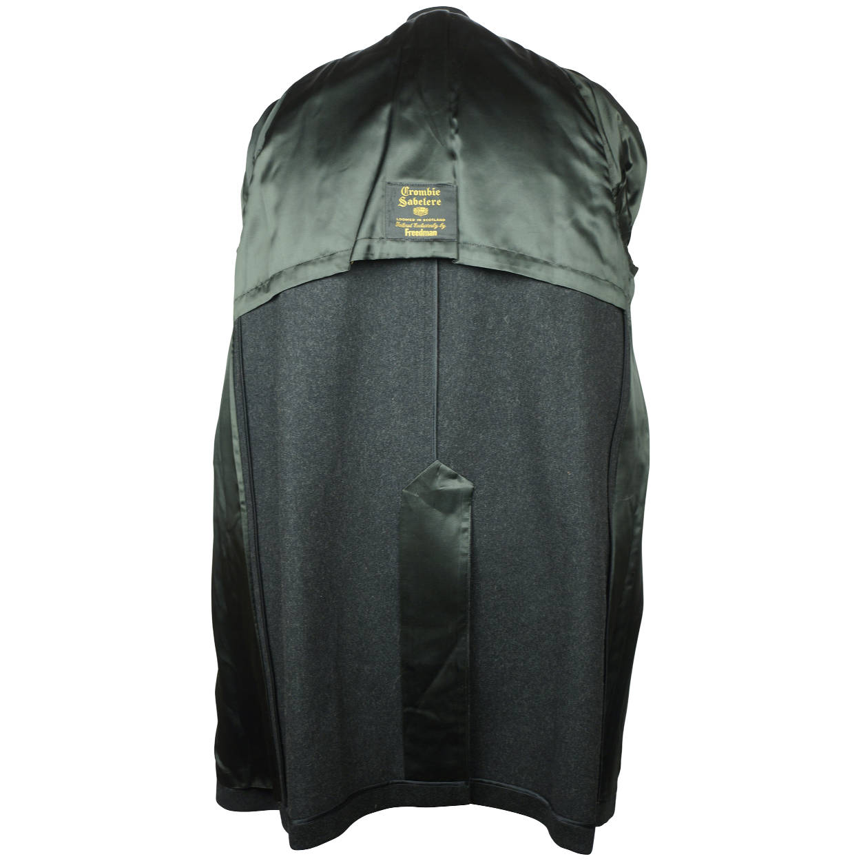 Vintage 60s Mens Overcoat Crombie Sabelere Scottish Wool Coat Size M L - Poppy's Vintage Clothing