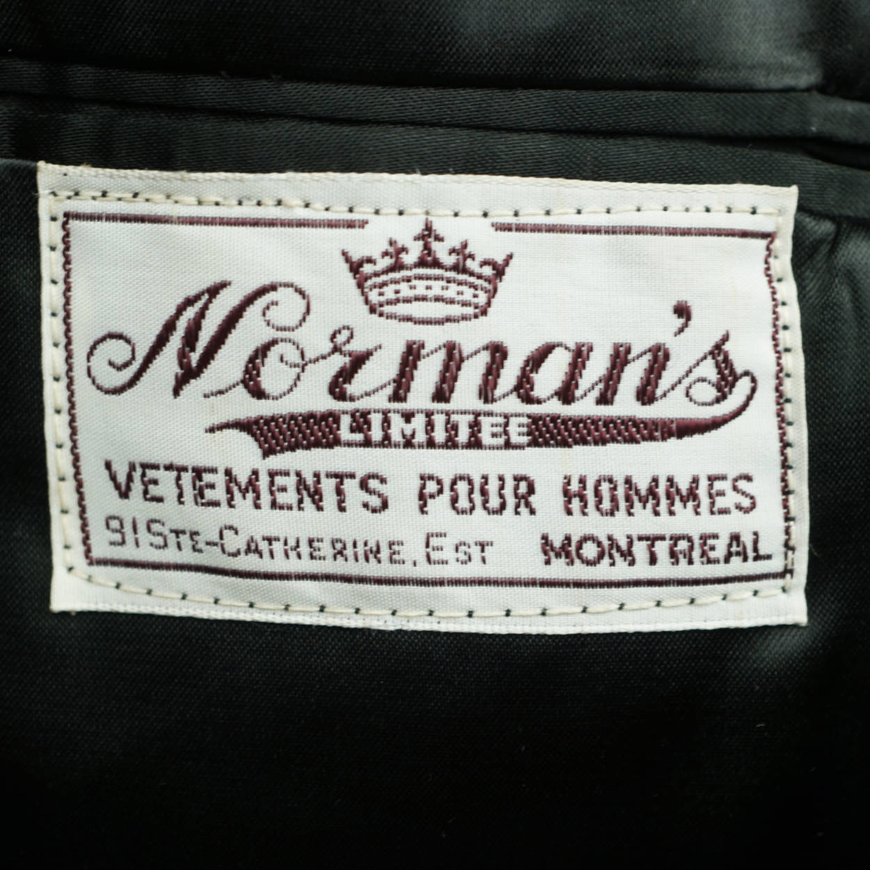 Vintage 60s Mens Overcoat Crombie Sabelere Scottish Wool Coat Size M L - Poppy's Vintage Clothing