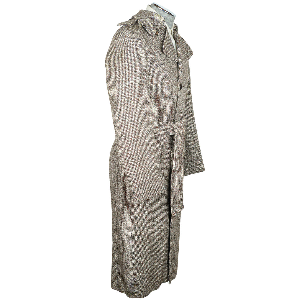 Vintage 70s Dandy Fashion Coat Tweed Wool Overcoat