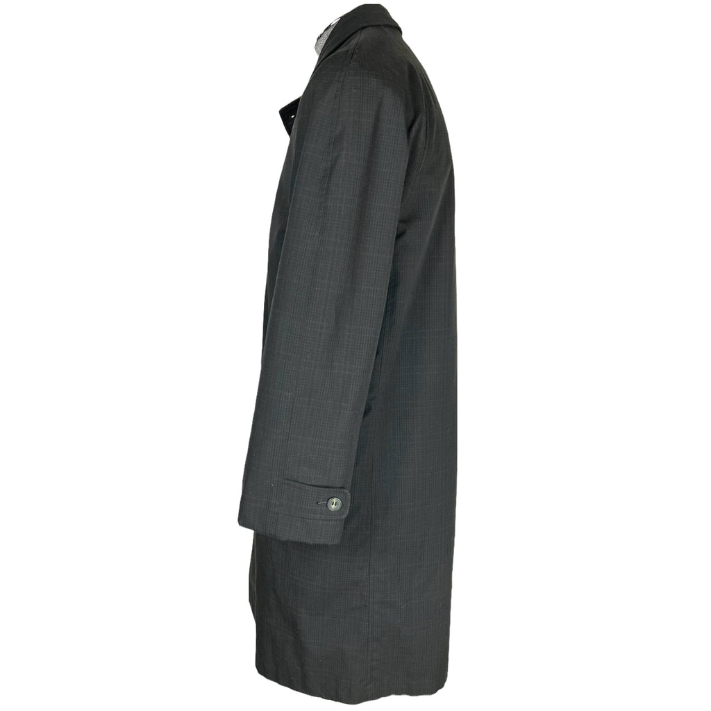 Vintage 1960s Mens Raincoat w Striped Lining Croydon Sz M L