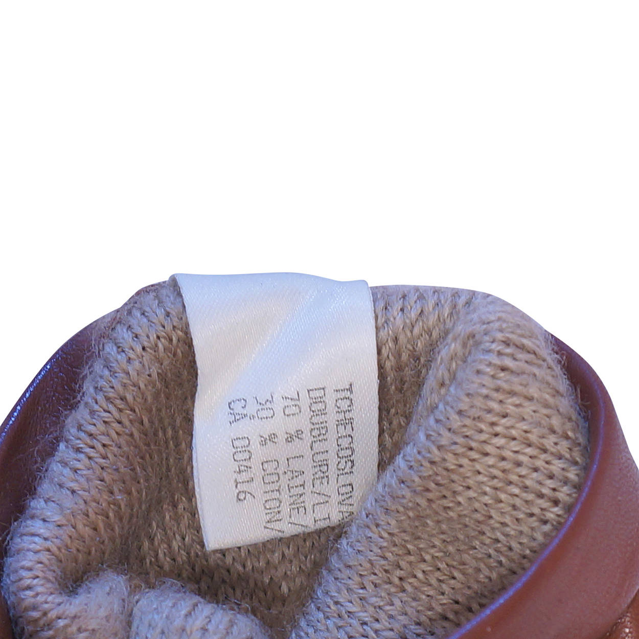 Vintage Leather Gloves Unused Wool Lined Made in Czechoslovakia Ladies 6.5 - Poppy's Vintage Clothing