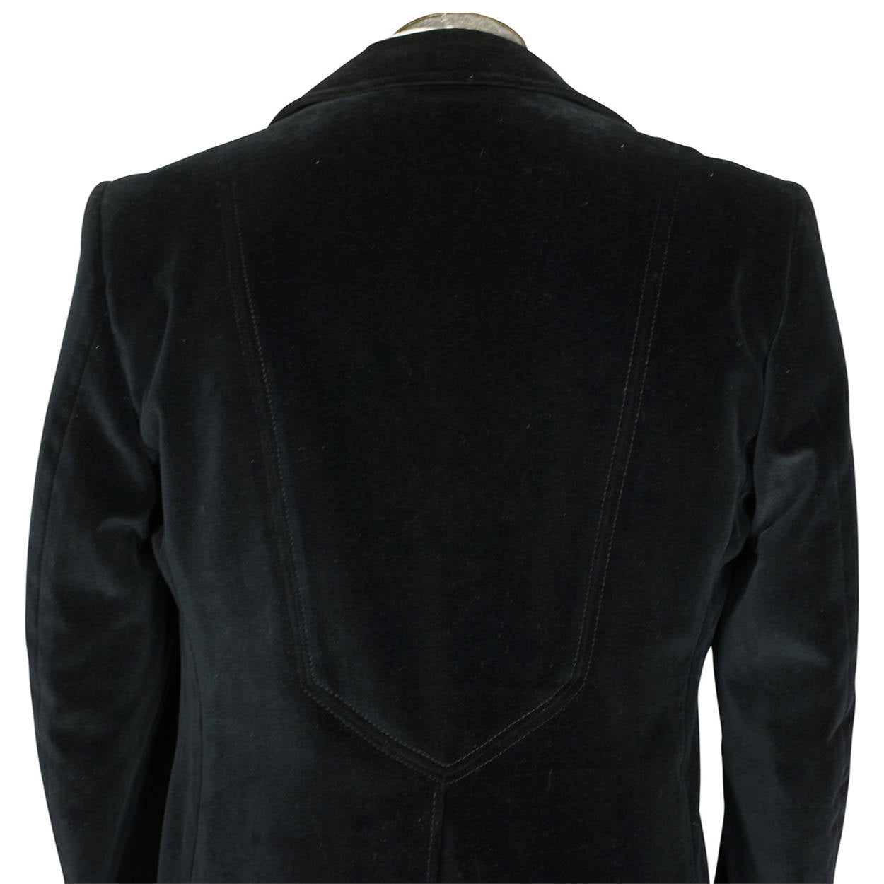 Vintage 1960s Mod Mens Dandy Suit 1969 Double Breasted Black Velvet Size  M L 42 - Poppy's Vintage Clothing