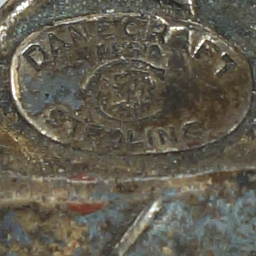 Danecraft Sterling Silver Pin Flower Brooch circa 1930s Canadian Mark - Poppy's Vintage Clothing