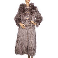 Vintage Danish Faux Fur Coat 1970s Mugge Kolpin Design Gunnar Knudsen Ladies S - Poppy's Vintage Clothing