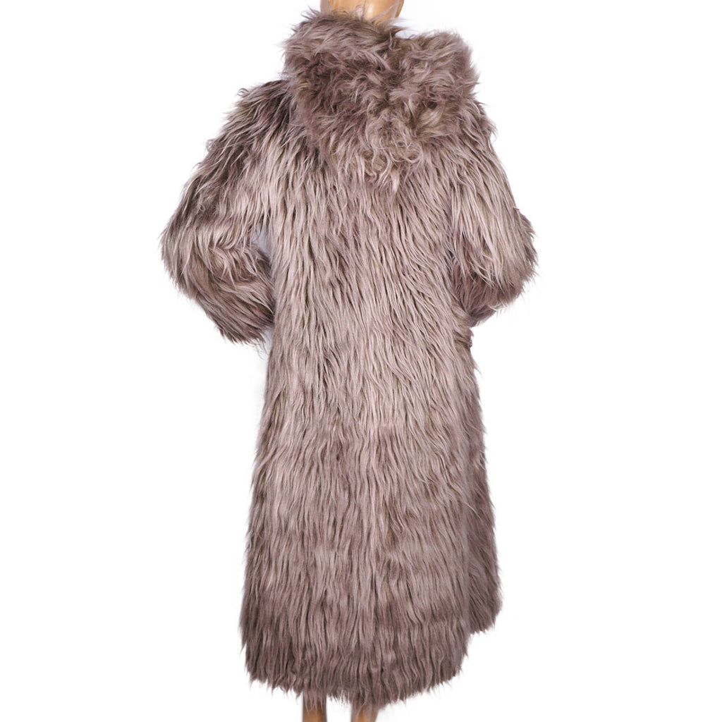 Vintage Danish Faux Fur Coat 1970s Mugge Kolpin Design Gunnar Knudsen Ladies S - Poppy's Vintage Clothing