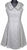 Vintage 1960s Dress White & Silver Brocade - Poppy's Vintage Clothing